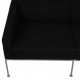 Arne Jacobsen 2-personers 3302 sofa i sort hallingdal stof