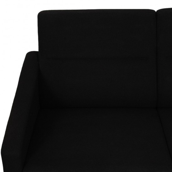 Arne Jacobsen 2.seater 3302 sofa in black hallingdal fabric