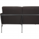 Arne Jacobsen 3303 3.seater sofa in grey fabric