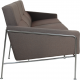 Arne Jacobsen 3303 3.seater sofa in grey fabric