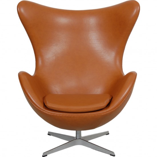 Arne Jacobsen Egg chair in cognac leather