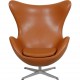 Arne Jacobsen Egg chair in cognac leather