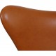 Arne Jacobsen Egg chair in cognac leather