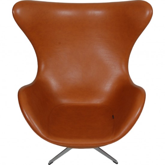 Arne Jacobsen Egg chair in cognac leather