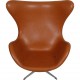 Arne Jacobsen Egg chair in cognac leather