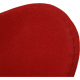 Arne Jacobsen Egg chair in red fabric