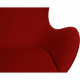 Arne Jacobsen Egg chair in red fabric