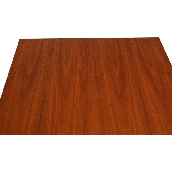 Arne Jacobsen Cafe table of walnut 80x80