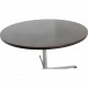 Arne Jacobsen Circulare coffee table of stained oak Ø:75 Cm