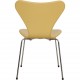 Arne Jacobsen Seven chair reupholstered in yellow Paloma leather