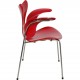 Arne Jacobsen red 3208 Lily chair