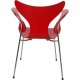 Arne Jacobsen red 3208 Lily chair