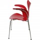 Arne Jacobsen red 3208 Lily chair