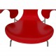 Arne Jacobsen red 3208 Lily chair