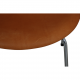 Arne Jacobsen 3208 lilly chair in cognac aniline leather