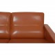 Arne Jacobsen 3303 2.seater sofa in cognac leather