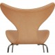 Arne Jacobsen Lily chair Natural leather