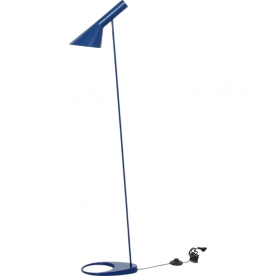 Arne Jacobsen blue floor lamp 