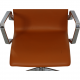 Arne Jacobsen Oxford office chair reupholstered in cognac nevada anilin leather