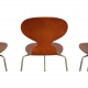 Set of four Arne Jacobsen Ant chairs in teak