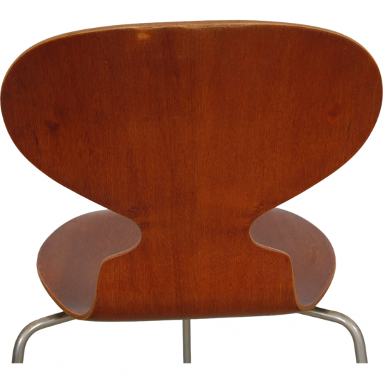 Set of four Arne Jacobsen Ant chairs in teak