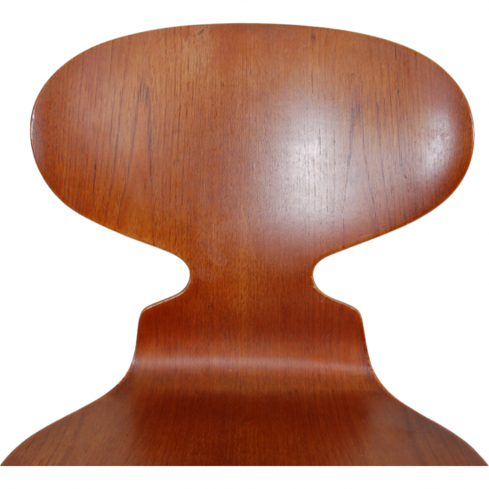 Set of four Arne Jacobsen Ant chairs in teak