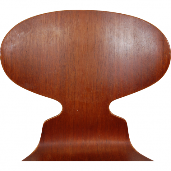 Set of four Arne Jacobsen Ant chairs in teak