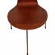 Set of four Arne Jacobsen Ant chairs in teak