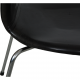 Set of 6 Arne Jacobsen Seven chairs in black leather