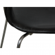 Set of 6 Arne Jacobsen Seven chairs in black leather