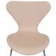 Set of 6 Arne Jacobsen Seven chairs in natural leather