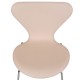 Set of 6 Arne Jacobsen Seven chairs in natural leather