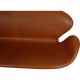 Arne Jacobsen Swan sofa in cognac leather