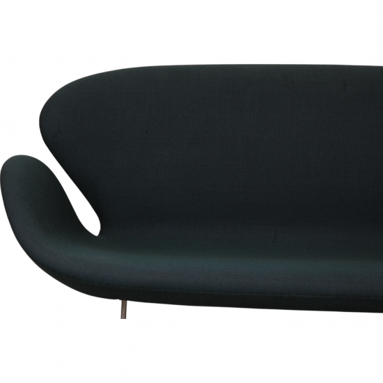 Arne Jacobsen Svane sofa i grønt stof