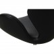 Arne Jacobsen vintage Swan chair in black leather