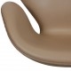 Arne Jacobsen Svane stol i beige Essential læder