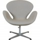 Arne Jacobsen vintage swan chair in hallingdal fabric