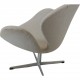 Arne Jacobsen vintage swan chair in hallingdal fabric