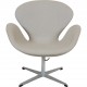 Arne Jacobsen vintage swan chair in hallingdal fabric