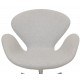 Arne Jacobsen Swan chair in grey Divina Melange fabric