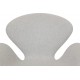 Arne Jacobsen Swan chair in grey Divina Melange fabric