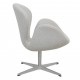 Arne Jacobsen Swan chair in grey Divina Melange fabric