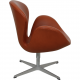 Arne Jacobsen Swan chair in cognac Aura leather