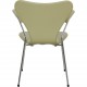 Arne Jacobsen Seven armchair reupholstered in green Paloma leather