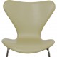 Arne Jacobsen Seven chair reupholstered in green Paloma leather