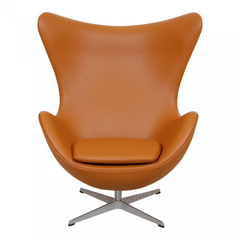 vintage Arne Jacobsen Egg chair in whisky leather | For Sale - CPH-Classic