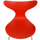 Set orange Arne Jacobsen Lilly chairs (6)