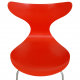 Set orange Arne Jacobsen Lilly chairs (6)