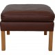 Børge Mogensen 2202 stool in brown leather