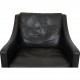 Børge Mogensen 2207 lounge chair in black leather